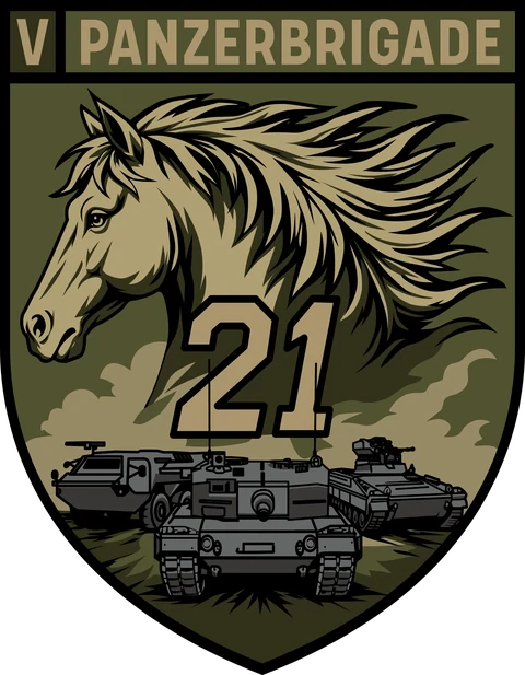 Offizielles Logo der virtuellen Panzerbrigade 21